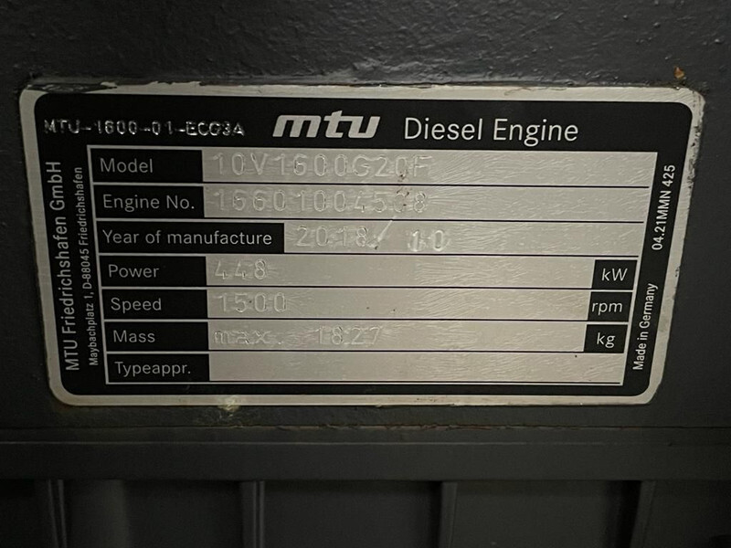 MTU Mecc Alte Spa 600 kVA Supersilent generatorset Stage 5 ! Ultra Low Emission ! As New ! - Elektrisk generator: bilde 5 MTU Mecc Alte Spa 600 kVA Supersilent generatorset Stage 5 ! Ultra Low Emission ! As New ! - Elektrisk generator: bilde 5