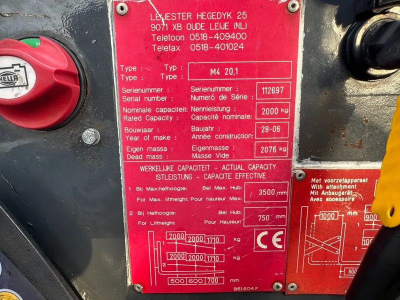 Moffett M4 20.1 Kubota Diesel Kooiaap 2 ton Sideshift Positioner Meeneemheftruck - Medbringertruck: bilde 5 Moffett M4 20.1 Kubota Diesel Kooiaap 2 ton Sideshift Positioner Meeneemheftruck - Medbringertruck: bilde 5