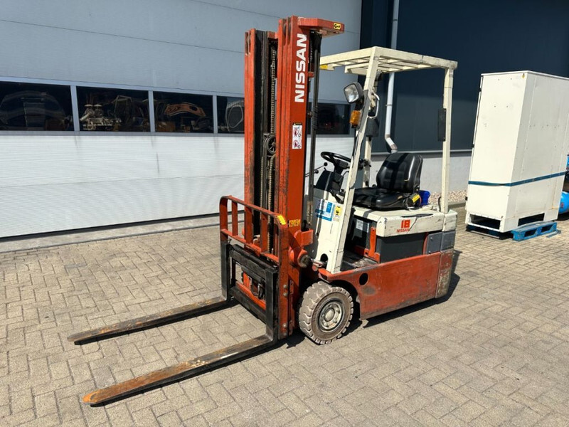 El-truck Nissan N01L18U 1.8 ton Triplex Freelift Sideshift Elektra Heftruck Accu 2016 !: bilde 8