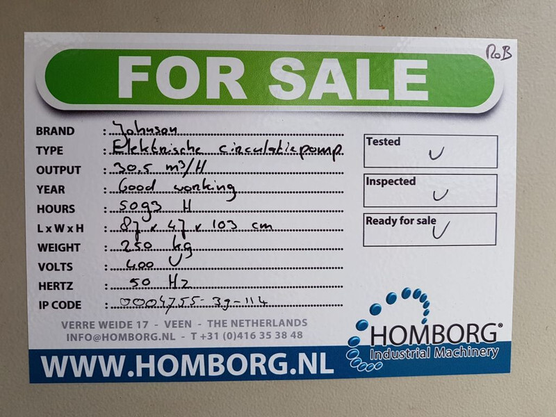 Vannpumpe WATERPOMP Elektrische Waterpompsets diverse vermogens 2.2 kW tot 18.5 kW: bilde 15
