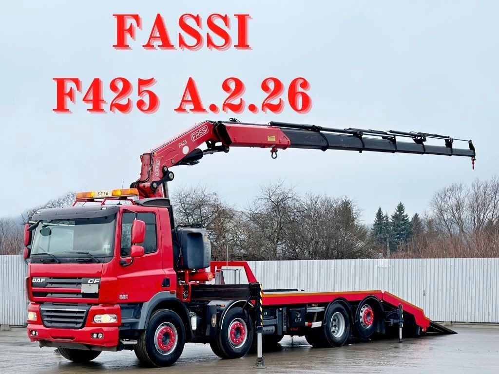 DAF 85.510*ABSCHLEPPWAGEN 8,00m+ FASSI F4 A.2.26 - Kranbil: bilde 1 DAF 85.510*ABSCHLEPPWAGEN 8,00m+ FASSI F4 A.2.26 - Kranbil: bilde 1