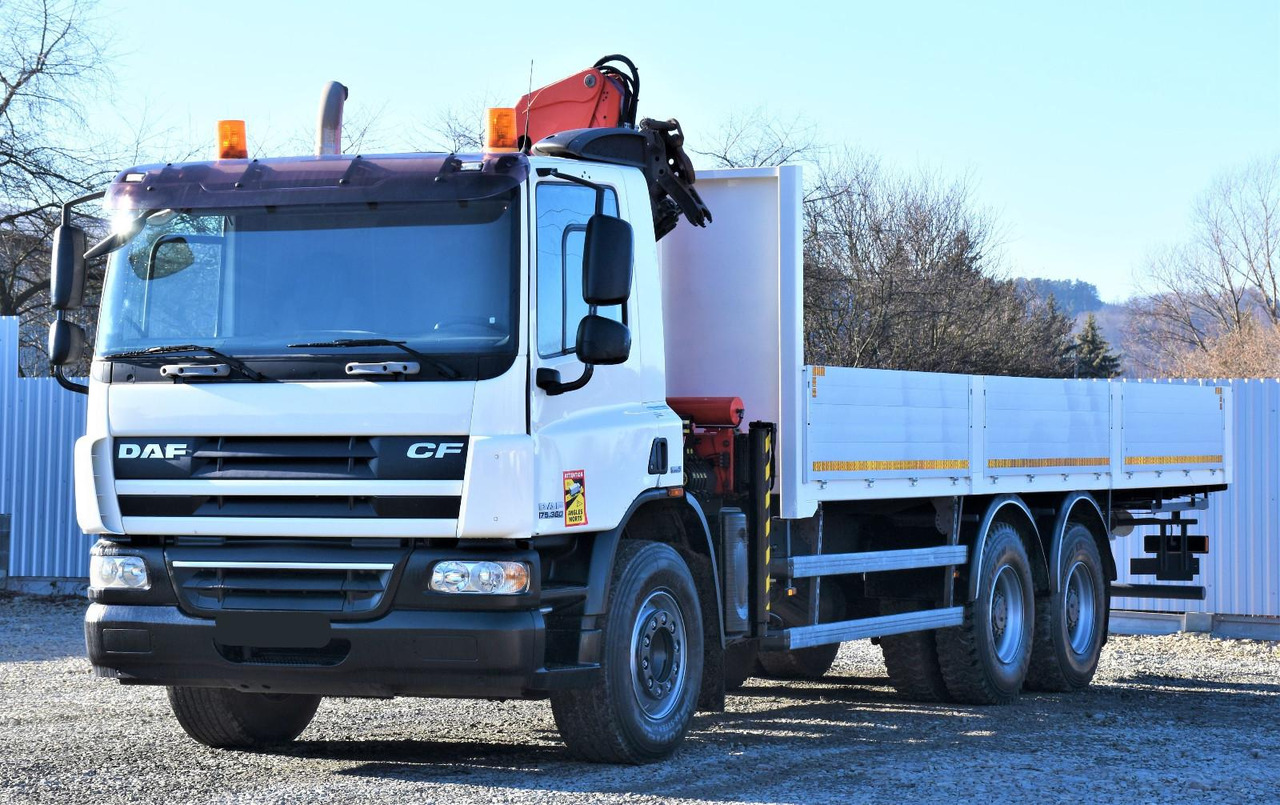DAF CF 75.360 Pritsche 7,95 m + KRAN / FUNK * 6x4 DAF CF 75.360 Pritsche 7,95 m + KRAN / FUNK * 6x4 - Kranbil, Planbil: bilde 4 DAF CF 75.360 Pritsche 7,95 m + KRAN / FUNK * 6x4 DAF CF 75.360 Pritsche 7,95 m + KRAN / FUNK * 6x4 - Kranbil, Planbil: bilde 4
