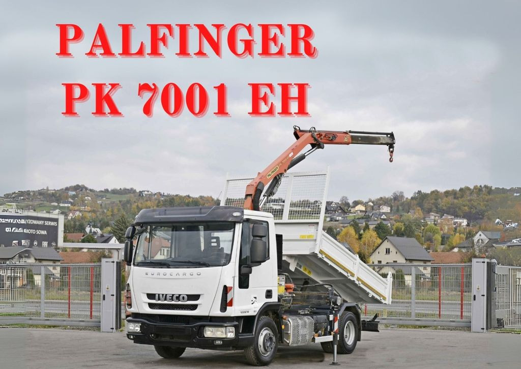 Iveco EUROCARGO 100E19 +PK 7001 H + FUNK * TOPZUSTAND - Kranbil, Tippbil: bilde 1 Iveco EUROCARGO 100E19 +PK 7001 H + FUNK * TOPZUSTAND - Kranbil, Tippbil: bilde 1