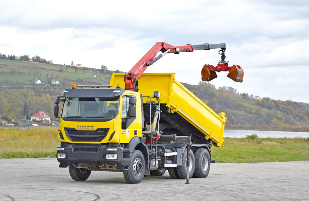 Iveco TRAKKER 360 * Kipper 4,90m* KRAN/FUNK*6x4 - Tippbil, Kranbil: bilde 2 Iveco TRAKKER 360 * Kipper 4,90m* KRAN/FUNK*6x4 - Tippbil, Kranbil: bilde 2