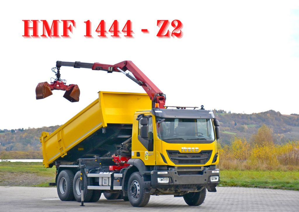 Iveco TRAKKER 360 * Kipper 4,90m* KRAN/FUNK*6x4 - Tippbil, Kranbil: bilde 1 Iveco TRAKKER 360 * Kipper 4,90m* KRAN/FUNK*6x4 - Tippbil, Kranbil: bilde 1
