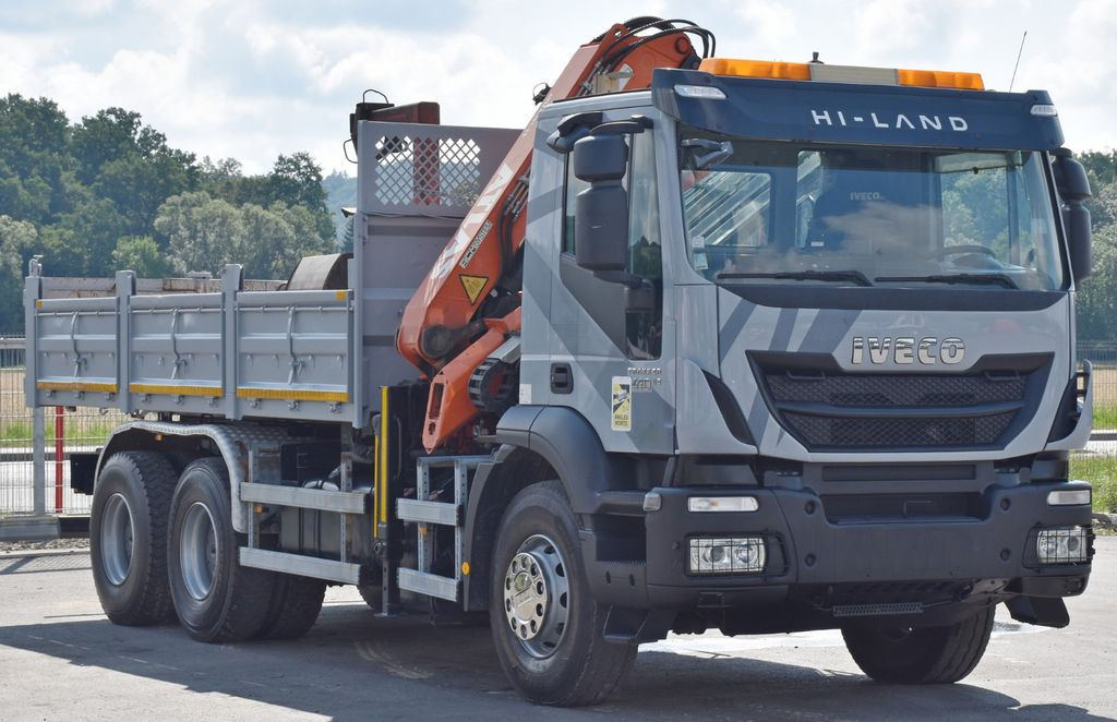Iveco TRAKKER 410*Kipper 5,20m*ATLAS 165.2E * FUNK/6x4 - Kranbil, Tippbil: bilde 4 Iveco TRAKKER 410*Kipper 5,20m*ATLAS 165.2E * FUNK/6x4 - Kranbil, Tippbil: bilde 4