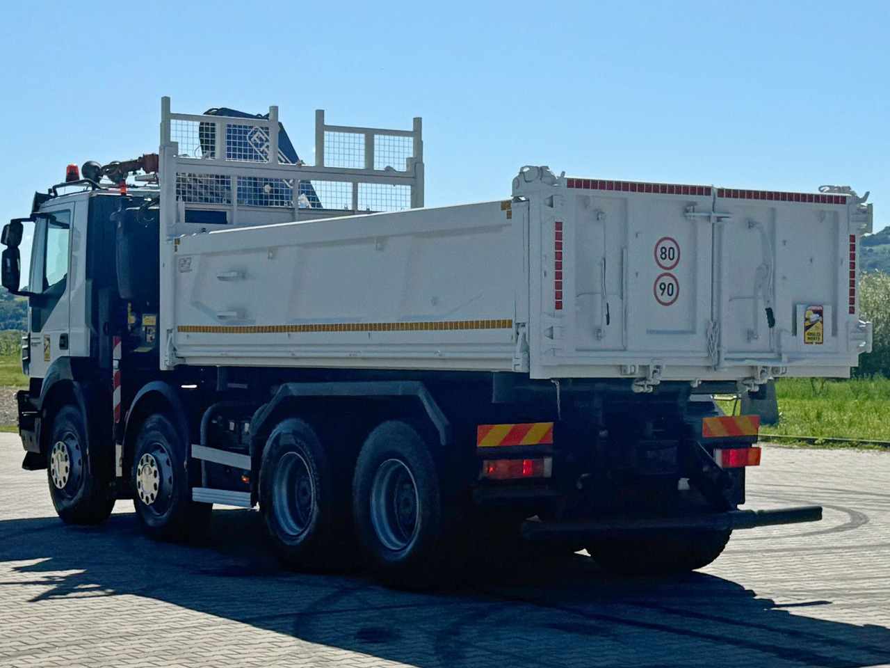 Tippbil, Kranbil Iveco TRAKKER 450 * FASSI F215A.0.22 + FUNK / 8x4 *TOP: bilde 8