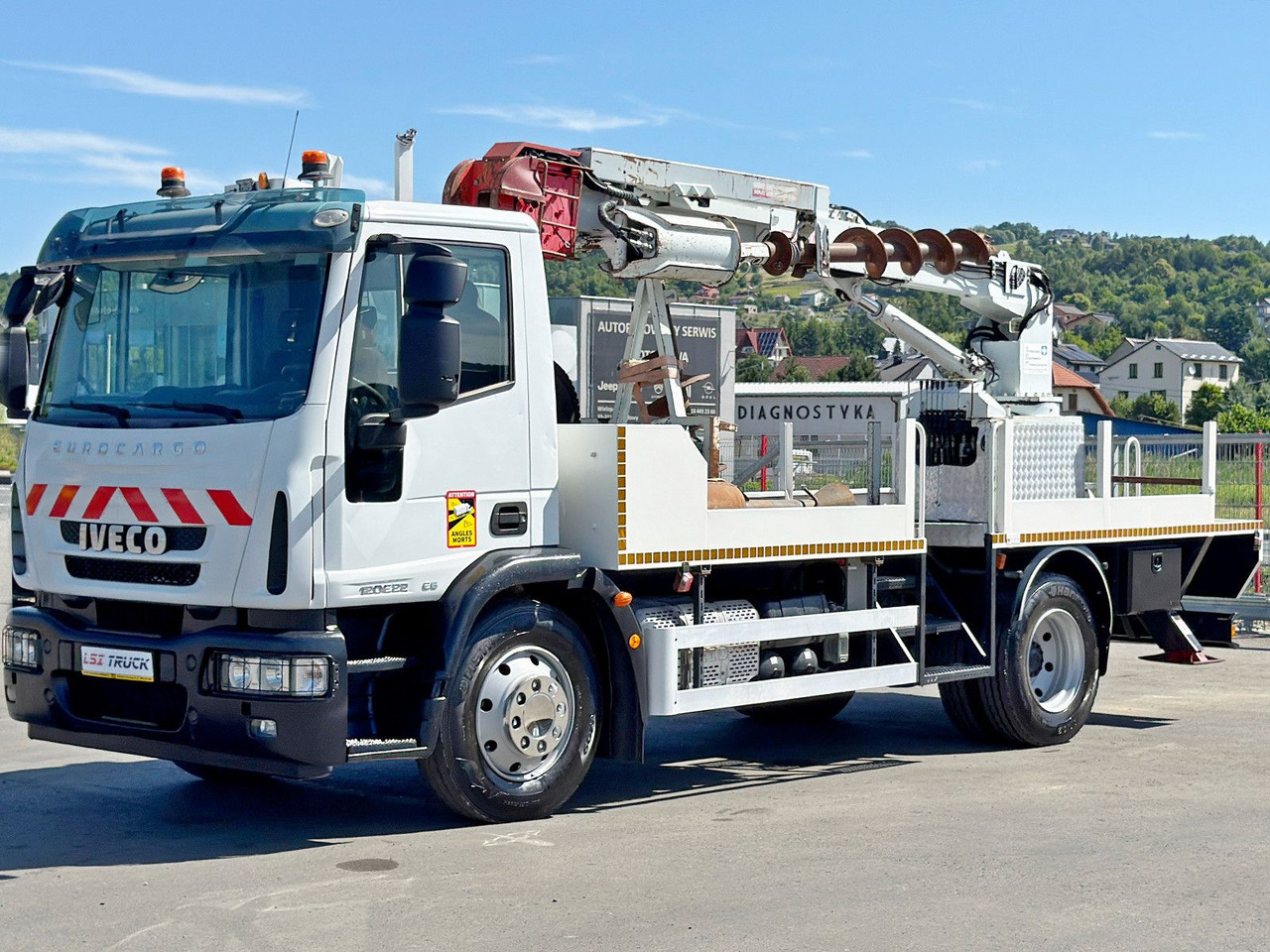 Iveco Eurocargo 120E22 * Bohrgerät auf LKW + FUNK *TOP - Lastebil, Kranbil: bilde 4 Iveco Eurocargo 120E22 * Bohrgerät auf LKW + FUNK *TOP - Lastebil, Kranbil: bilde 4