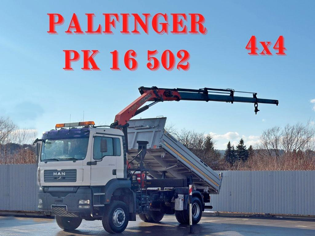 MAN TGA 18.410 * PK 16 502 + FUNK *4x4 - Tippbil, Kranbil: bilde 1 MAN TGA 18.410 * PK 16 502 + FUNK *4x4 - Tippbil, Kranbil: bilde 1