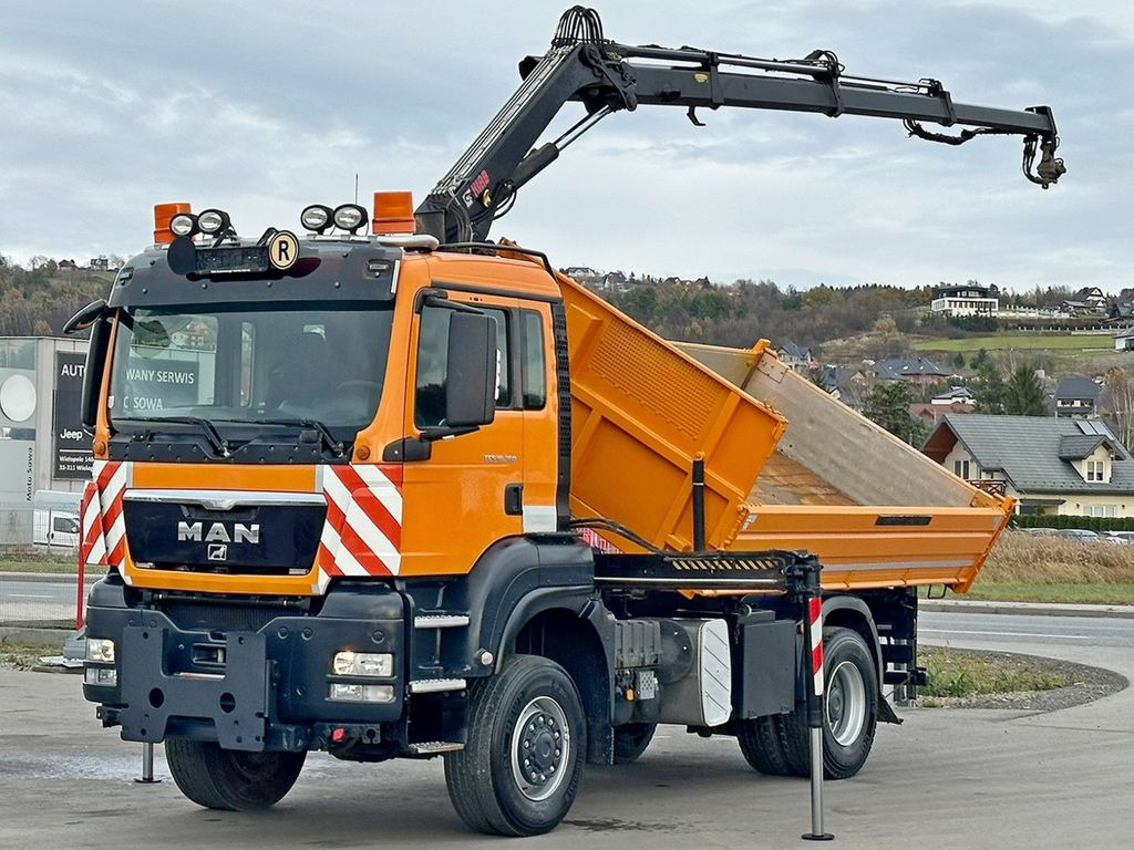 MAN TGS 18.360 * HIAB 099 E-3 HIDUO + FUNK *4x4 - Tippbil, Kranbil: bilde 3 MAN TGS 18.360 * HIAB 099 E-3 HIDUO + FUNK *4x4 - Tippbil, Kranbil: bilde 3