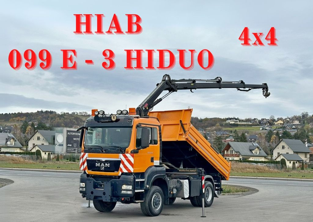MAN TGS 18.360 * HIAB 099 E-3 HIDUO + FUNK *4x4 - Kranbil, Tippbil: bilde 1 MAN TGS 18.360 * HIAB 099 E-3 HIDUO + FUNK *4x4 - Kranbil, Tippbil: bilde 1