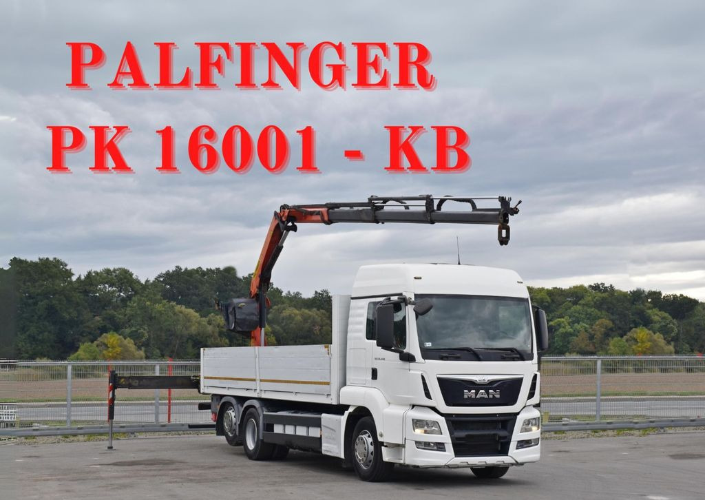 MAN TGS 26.440 * PRITSCHE 6,90 m + PK 16001 - K - Kranbil, Planbil: bilde 1 MAN TGS 26.440 * PRITSCHE 6,90 m + PK 16001 - K - Kranbil, Planbil: bilde 1