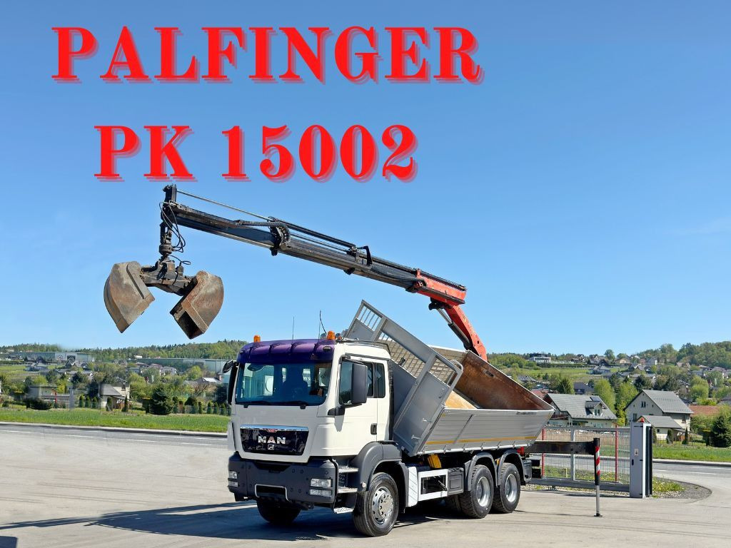 MAN TGS 33.360*KIPPER 4,95 m *PK 15002 * 6x4 - Kranbil: bilde 1 MAN TGS 33.360*KIPPER 4,95 m *PK 15002 * 6x4 - Kranbil: bilde 1