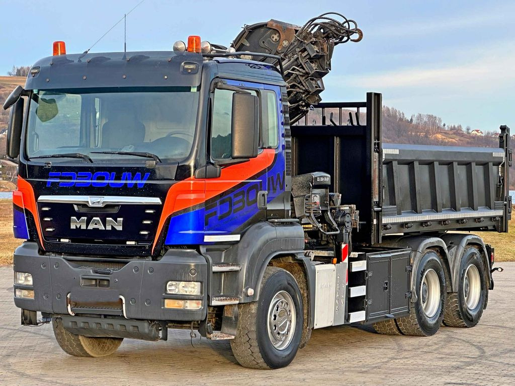 MAN TGS 33.480 * HIAB 288 EP - 4 HIDUO/ FUNK * 6x4 - Tippbil, Kranbil: bilde 4 MAN TGS 33.480 * HIAB 288 EP - 4 HIDUO/ FUNK * 6x4 - Tippbil, Kranbil: bilde 4