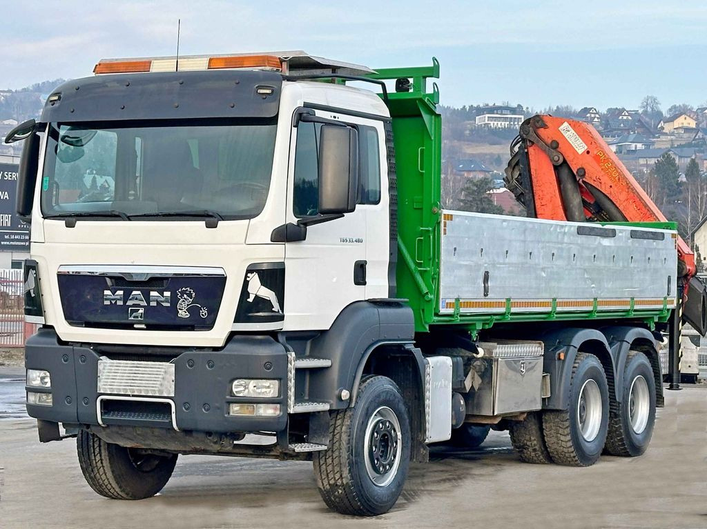MAN TGS 33.480*KIPPER 5,70m * PK 23002 + FUNK * 6x4 - Kranbil, Tippbil: bilde 4 MAN TGS 33.480*KIPPER 5,70m * PK 23002 + FUNK * 6x4 - Kranbil, Tippbil: bilde 4