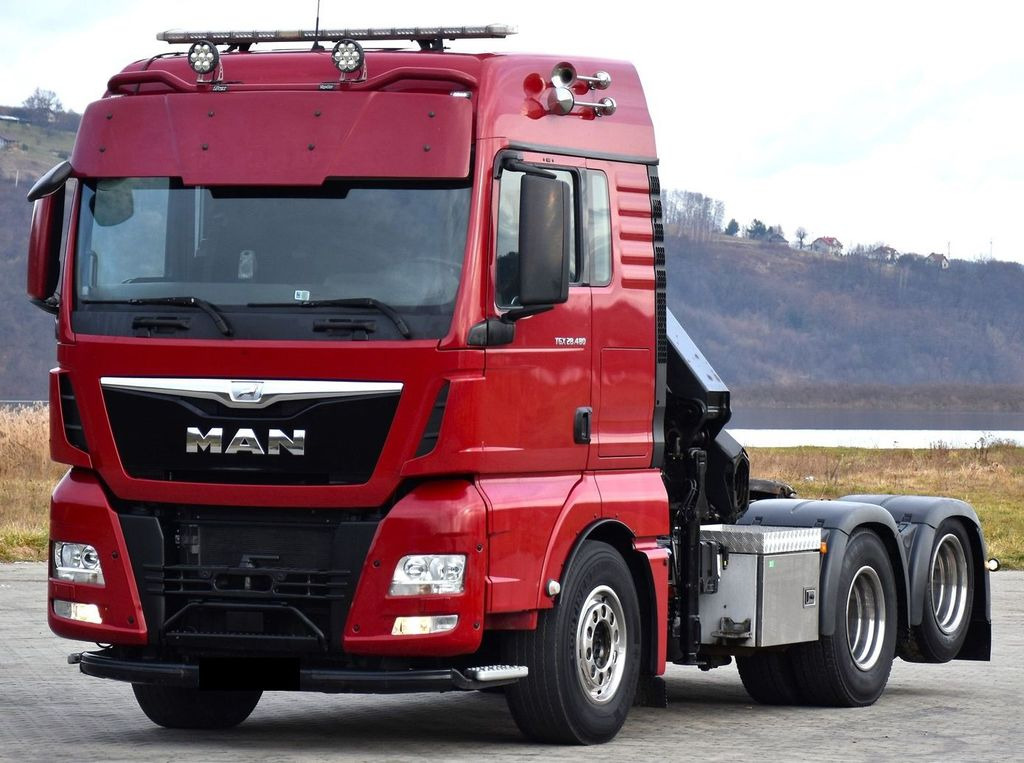 MAN TGX 28.480 Sattelzugmaschine + HMF 2120 K5/FUNK - Kranbil: bilde 3 MAN TGX 28.480 Sattelzugmaschine + HMF 2120 K5/FUNK - Kranbil: bilde 3