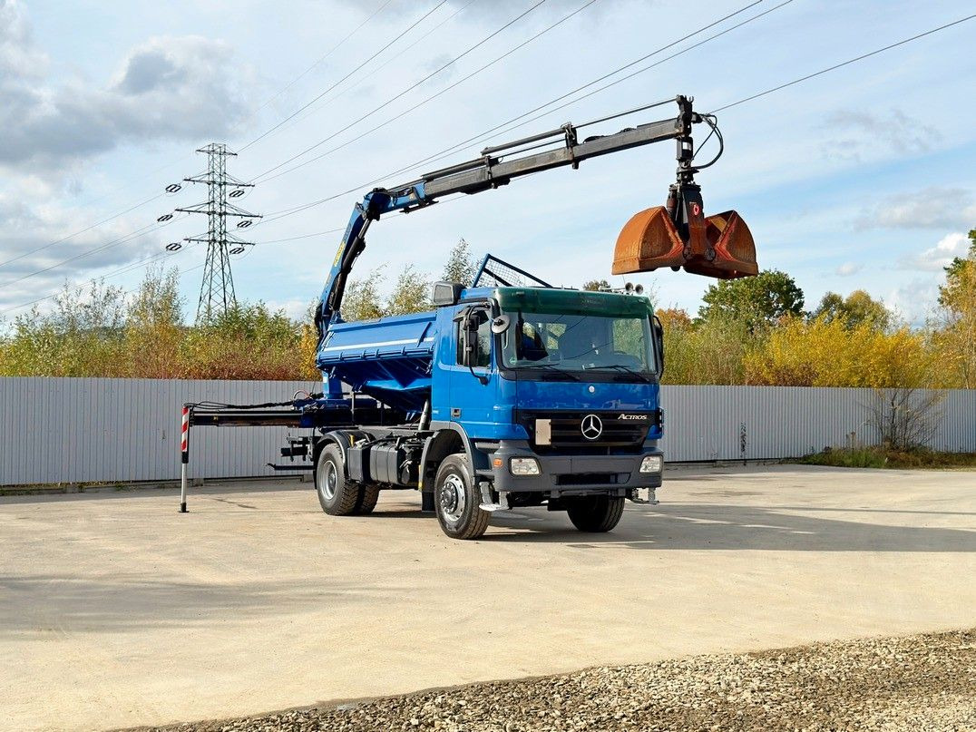 Mercedes-Benz ACTROS 1841 * PK 10501 + FUNK * TOP * 4x4 - Tippbil, Kranbil: bilde 2 Mercedes-Benz ACTROS 1841 * PK 10501 + FUNK * TOP * 4x4 - Tippbil, Kranbil: bilde 2