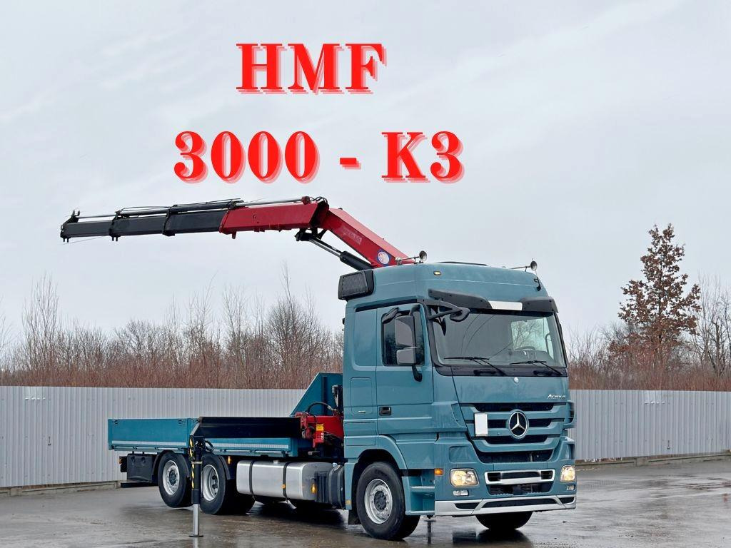 Mercedes-Benz ACTROS 2548* HMF 3000 - K3 * TOPZUSTAND - Kranbil, Planbil: bilde 1 Mercedes-Benz ACTROS 2548* HMF 3000 - K3 * TOPZUSTAND - Kranbil, Planbil: bilde 1