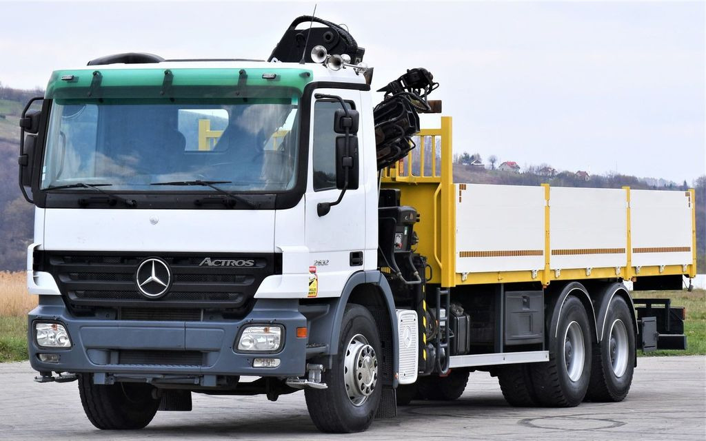 Mercedes-Benz ACTROS 2632 * HIAB 144B-3HIDUO+FUNK / 6x4 Mercedes-Benz ACTROS 2632 * HIAB 144B-3HIDUO+FUNK / 6x4 - Kranbil, Planbil: bilde 4 Mercedes-Benz ACTROS 2632 * HIAB 144B-3HIDUO+FUNK / 6x4 Mercedes-Benz ACTROS 2632 * HIAB 144B-3HIDUO+FUNK / 6x4 - Kranbil, Planbil: bilde 4