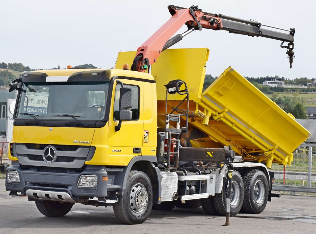 Mercedes-Benz ACTROS 2644 * PK 16001 - K A/FUNK * 6x4 - Tippbil, Kranbil: bilde 3 Mercedes-Benz ACTROS 2644 * PK 16001 - K A/FUNK * 6x4 - Tippbil, Kranbil: bilde 3