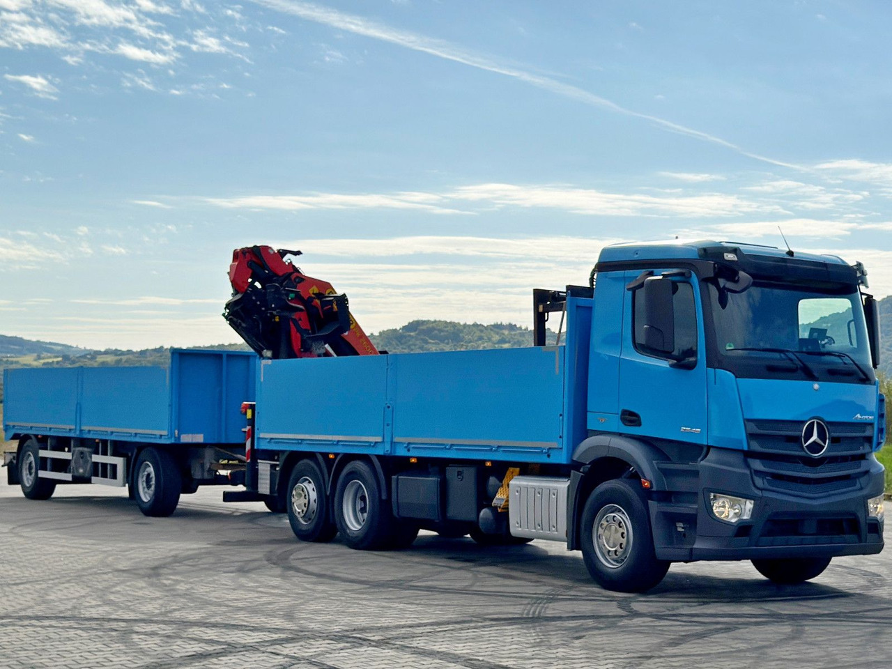 Mercedes-Benz ANTOS 2545*PK 26002-EHE+JIB PJ060A+Anhänger/FUNK - Kranbil: bilde 3 Mercedes-Benz ANTOS 2545*PK 26002-EHE+JIB PJ060A+Anhänger/FUNK - Kranbil: bilde 3