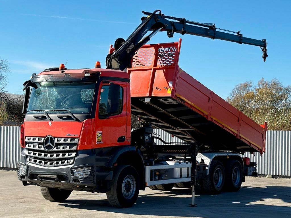 Mercedes-Benz AROCS 2640 *HIAB 144 BS - 3/FUNK + * 6x4 - Tippbil, Kranbil: bilde 2 Mercedes-Benz AROCS 2640 *HIAB 144 BS - 3/FUNK + * 6x4 - Tippbil, Kranbil: bilde 2