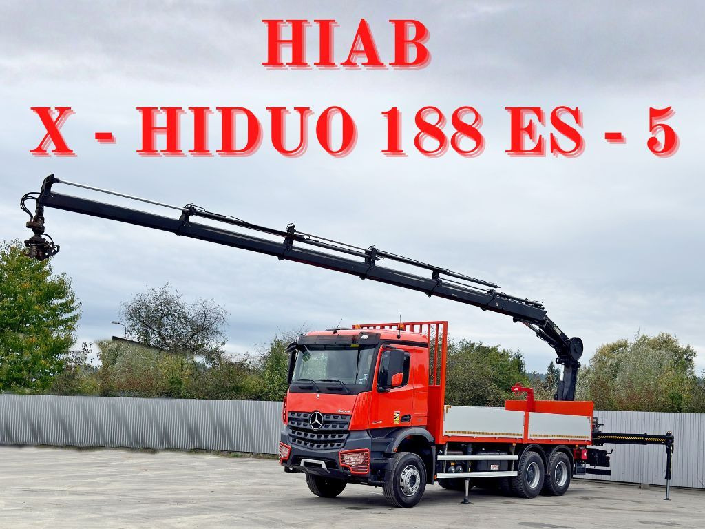 Mercedes-Benz AROCS 2643 *HIAB X-HIDUO 188 ES-5/FUNK * 6x4 - Kranbil: bilde 1 Mercedes-Benz AROCS 2643 *HIAB X-HIDUO 188 ES-5/FUNK * 6x4 - Kranbil: bilde 1