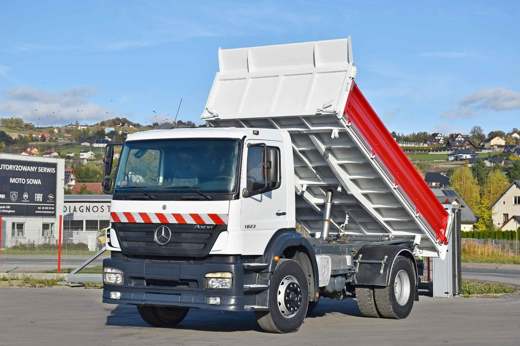 Mercedes-Benz AXOR 1823 * KIPPER 4,45 m * TOPZUSTAND Mercedes-Benz AXOR 1823 * KIPPER 4,45 m * TOPZUSTAND - Tippbil, Kranbil: bilde 1 Mercedes-Benz AXOR 1823 * KIPPER 4,45 m * TOPZUSTAND Mercedes-Benz AXOR 1823 * KIPPER 4,45 m * TOPZUSTAND - Tippbil, Kranbil: bilde 1
