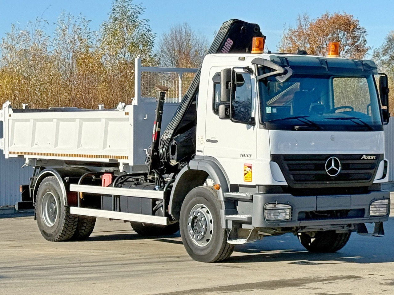 Mercedes-Benz AXOR 1833 * HIAB 144 B - 3 HIDUO + FUNK * TOP - Kranbil: bilde 4 Mercedes-Benz AXOR 1833 * HIAB 144 B - 3 HIDUO + FUNK * TOP - Kranbil: bilde 4