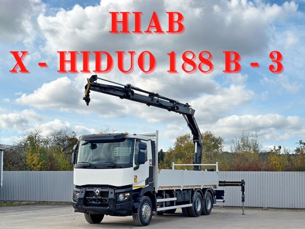Renault C 380* HIAB X-HIDUO 188 B-3/FUNK*6x4 - Kranbil: bilde 1 Renault C 380* HIAB X-HIDUO 188 B-3/FUNK*6x4 - Kranbil: bilde 1