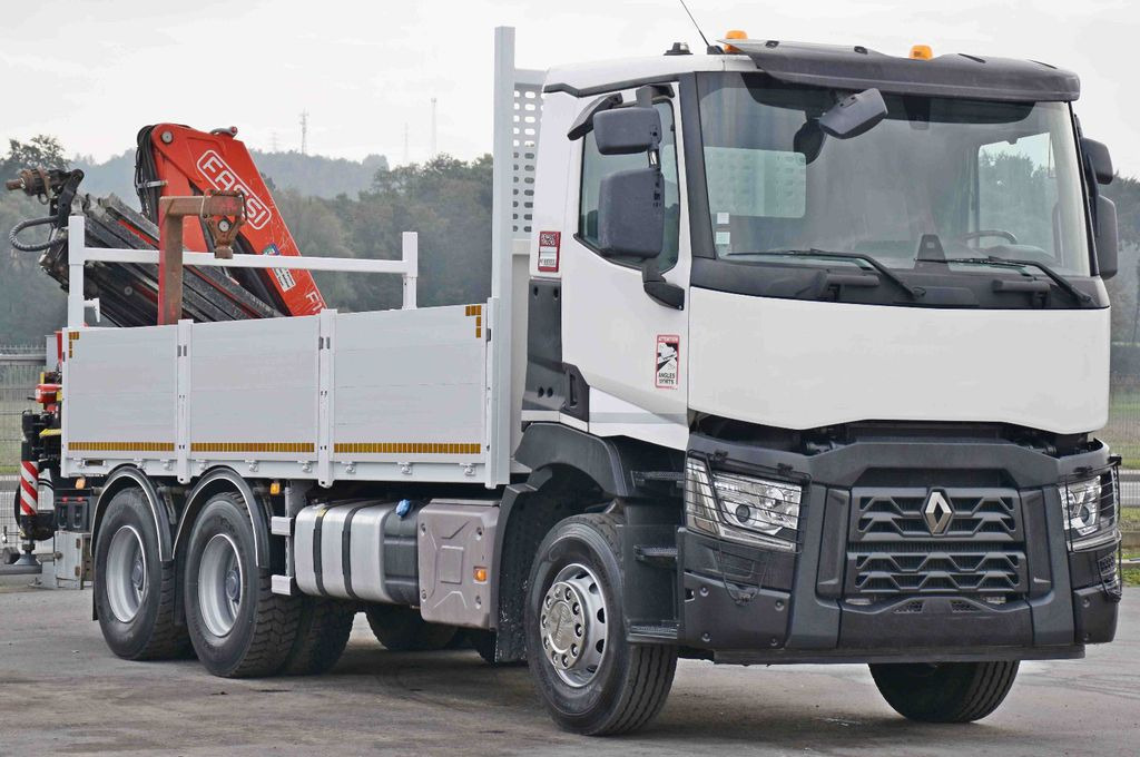 Renault C 380*PRITSCHE 5,45m*FASSI F175A.0.22+ FUNK/6x4 - Kranbil, Planbil: bilde 3 Renault C 380*PRITSCHE 5,45m*FASSI F175A.0.22+ FUNK/6x4 - Kranbil, Planbil: bilde 3