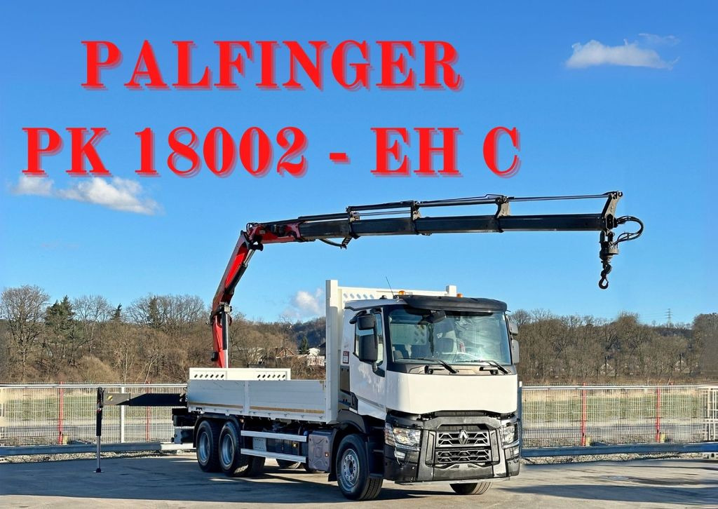 Renault C 380 *PRITSCHE 6,80m * PK 18002-EH C + FUNK*6x4 - Kranbil, Planbil: bilde 1 Renault C 380 *PRITSCHE 6,80m * PK 18002-EH C + FUNK*6x4 - Kranbil, Planbil: bilde 1