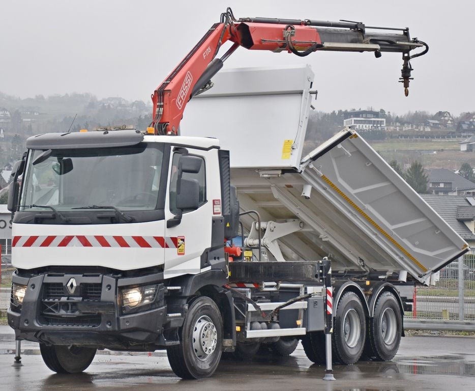 Renault C380 *KIPPER 5,10 m* FASSI F175A.0.22+FUNK /6x4 - Kranbil, Tippbil: bilde 3 Renault C380 *KIPPER 5,10 m* FASSI F175A.0.22+FUNK /6x4 - Kranbil, Tippbil: bilde 3