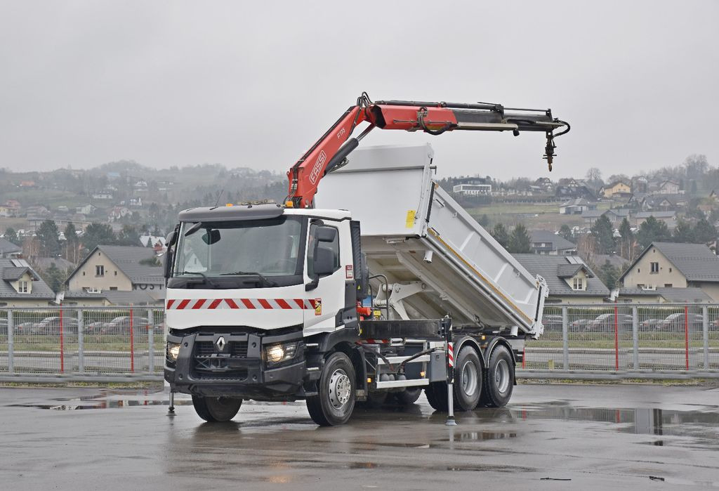 Renault C380 *KIPPER 5,10 m* FASSI F175A.0.22+FUNK /6x4 - Kranbil, Tippbil: bilde 2 Renault C380 *KIPPER 5,10 m* FASSI F175A.0.22+FUNK /6x4 - Kranbil, Tippbil: bilde 2