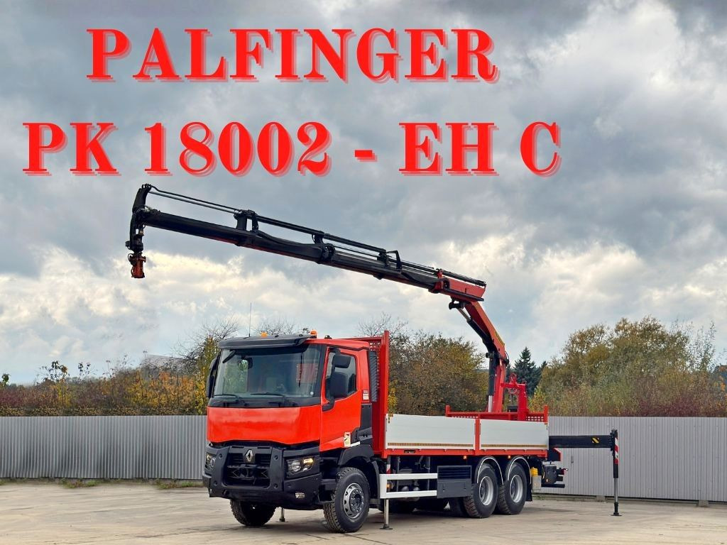 Renault C430 * PALFINGER PK 18002 - EHC + FUNK/ 6x4 - Kranbil: bilde 1 Renault C430 * PALFINGER PK 18002 - EHC + FUNK/ 6x4 - Kranbil: bilde 1
