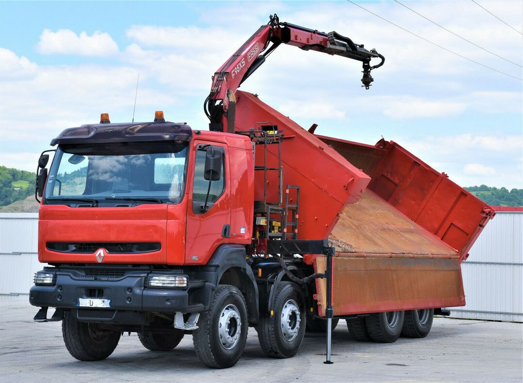 Renault KERAX 420 DCI Kipper 6,30m+FASSI F95AXS.21+FUNK - Kranbil, Tippbil: bilde 5 Renault KERAX 420 DCI Kipper 6,30m+FASSI F95AXS.21+FUNK - Kranbil, Tippbil: bilde 5
