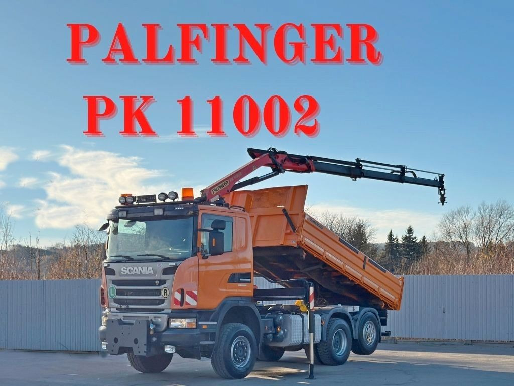 Scania G 360 * KIPPER 4,60m * PALFINGER PK 11002/ 4x4 - Kranbil: bilde 1 Scania G 360 * KIPPER 4,60m * PALFINGER PK 11002/ 4x4 - Kranbil: bilde 1