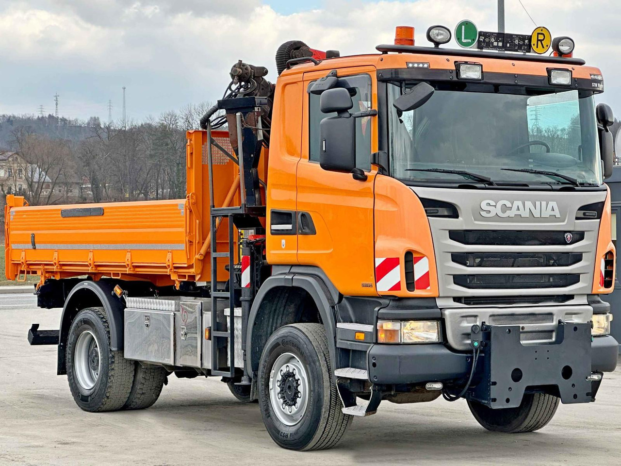 Scania G360 Kipper 4,10m *PK 11002 B + FUNK *4x4 Scania G360 Kipper 4,10m *PK 11002 B + FUNK *4x4 - Tippbil, Kranbil: bilde 4 Scania G360 Kipper 4,10m *PK 11002 B + FUNK *4x4 Scania G360 Kipper 4,10m *PK 11002 B + FUNK *4x4 - Tippbil, Kranbil: bilde 4