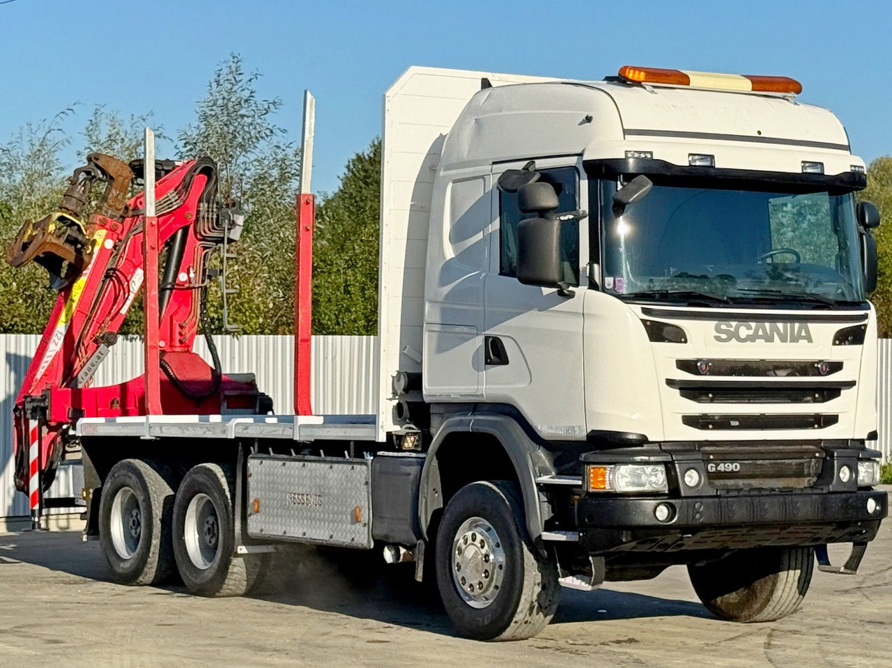 Scania G490* HOLZTRANSPORTER * PENZ 12Z8.70* 6x6 - Tømmerbil, Kranbil: bilde 3 Scania G490* HOLZTRANSPORTER * PENZ 12Z8.70* 6x6 - Tømmerbil, Kranbil: bilde 3