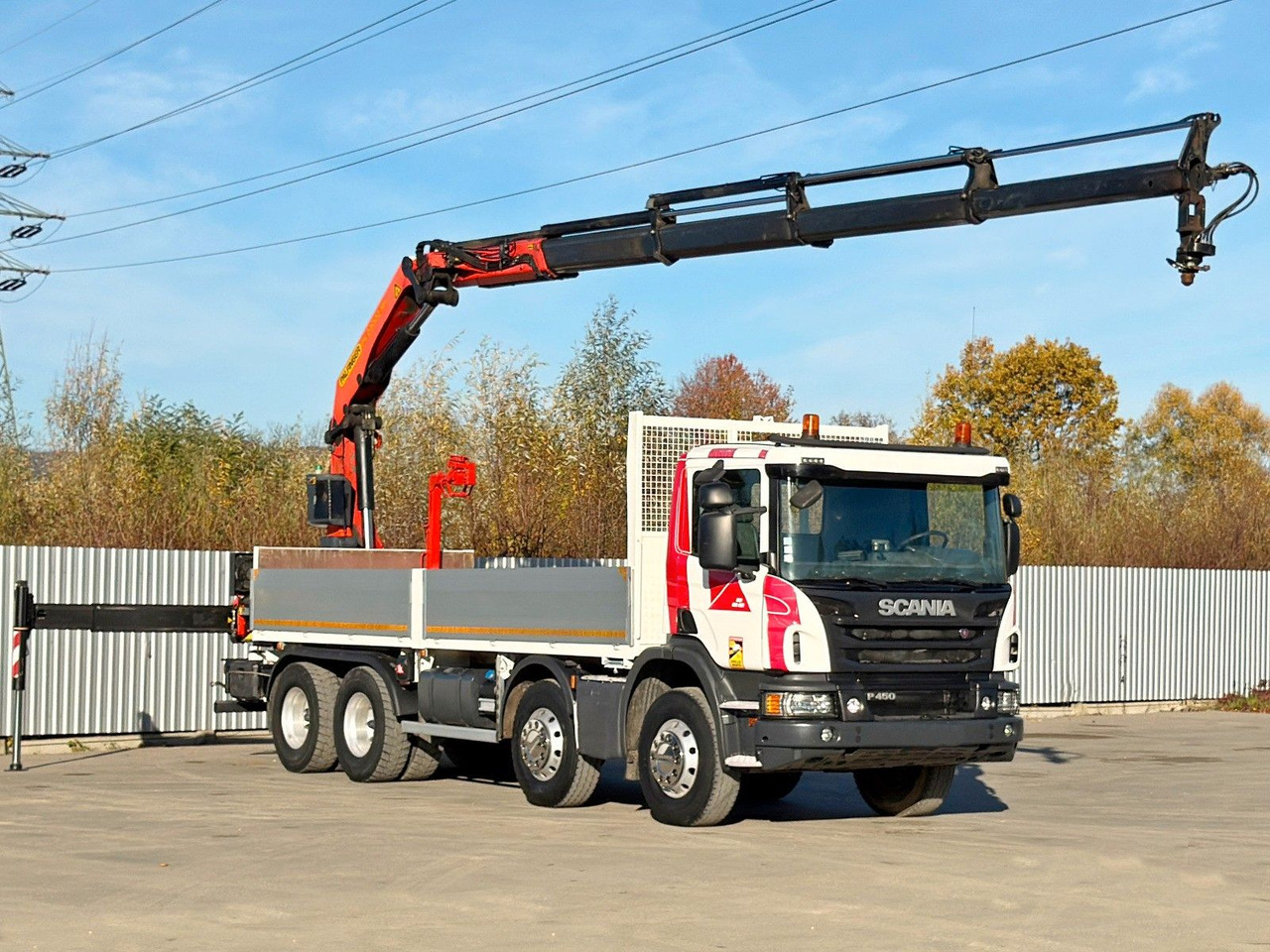 Scania P 450* PRITSCHE 6,90m * PK 23002- SH C FUNK *8x4 - Kranbil: bilde 2 Scania P 450* PRITSCHE 6,90m * PK 23002- SH C FUNK *8x4 - Kranbil: bilde 2