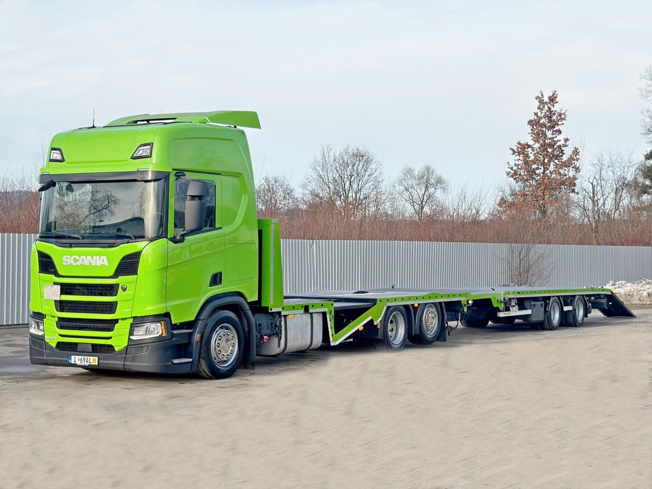 Scania R 500 + Anhänger * TOP* - Transporter lastebil, Kranbil: bilde 1 Scania R 500 + Anhänger * TOP* - Transporter lastebil, Kranbil: bilde 1
