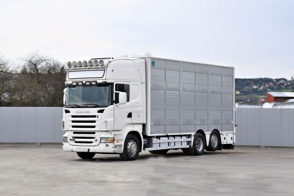 Scania R 500 TIERTRANSPORTWAGEN 7,10m / 4STOCK Scania R 500 TIERTRANSPORTWAGEN 7,10m / 4STOCK - Dyretransport lastebil: bilde 1 Scania R 500 TIERTRANSPORTWAGEN 7,10m / 4STOCK Scania R 500 TIERTRANSPORTWAGEN 7,10m / 4STOCK - Dyretransport lastebil: bilde 1