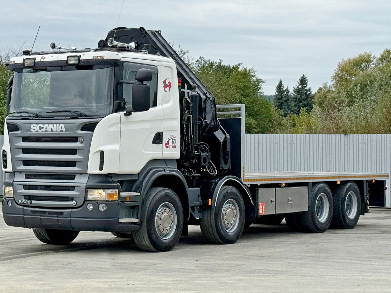 Scania R 620*PLATFORM 6,45m*HIAB 600 E - 9 + FUNK / 8x4 - Kranbil: bilde 3 Scania R 620*PLATFORM 6,45m*HIAB 600 E - 9 + FUNK / 8x4 - Kranbil: bilde 3