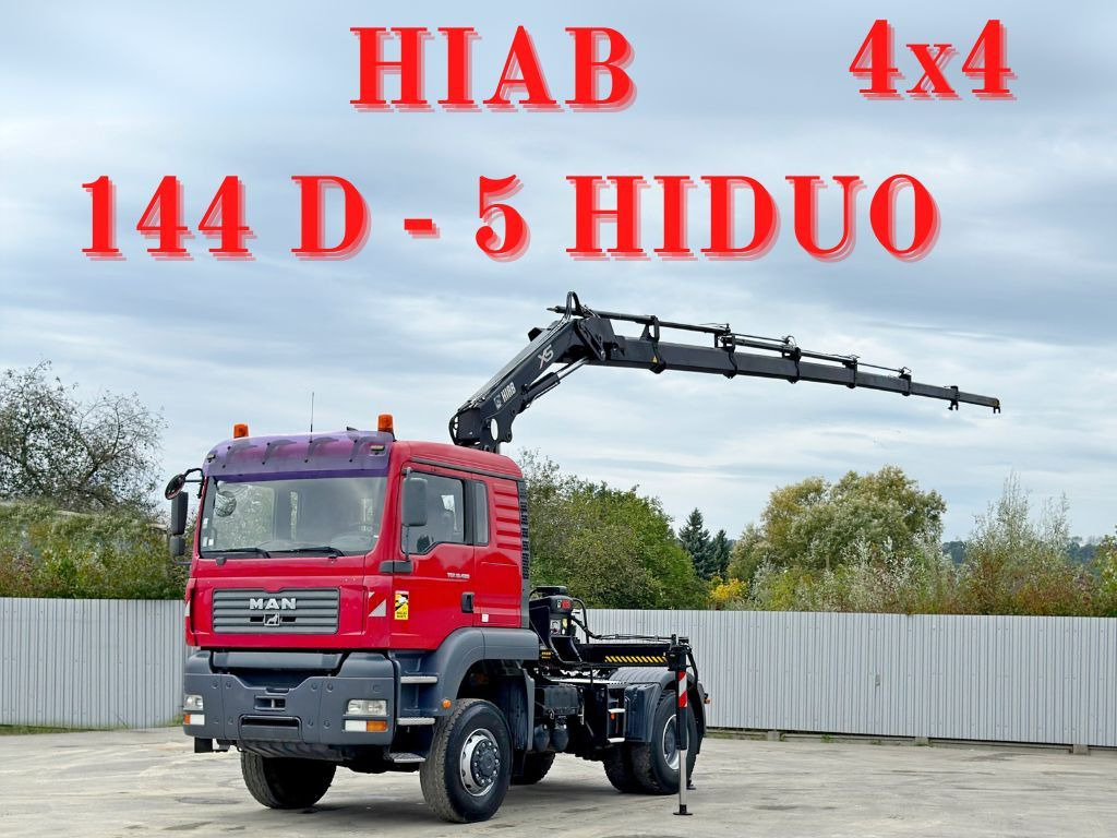 MAN TGS 18.480 * HIAB 144 D - HIDUO + FUNK/ 4x4 *TOP - Trekkvogn: bilde 1 MAN TGS 18.480 * HIAB 144 D - HIDUO + FUNK/ 4x4 *TOP - Trekkvogn: bilde 1