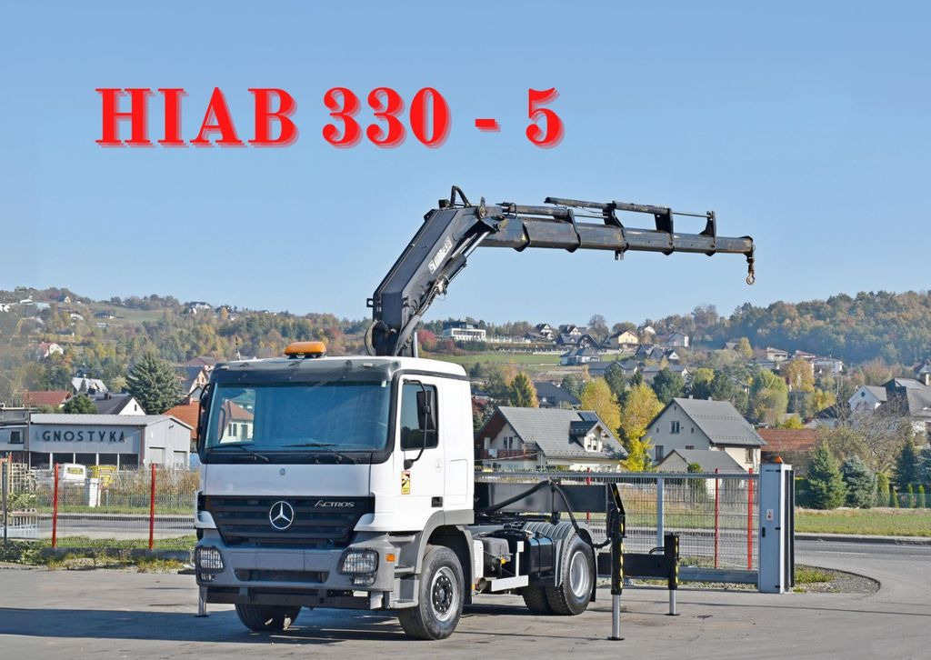 Mercedes-Benz ACTROS 1844 * Sattelzugmaschine *HIAB 330-5/FUNK Mercedes-Benz ACTROS 1844 * Sattelzugmaschine *HIAB 330-5/FUNK - Trekkvogn: bilde 1 Mercedes-Benz ACTROS 1844 * Sattelzugmaschine *HIAB 330-5/FUNK Mercedes-Benz ACTROS 1844 * Sattelzugmaschine *HIAB 330-5/FUNK - Trekkvogn: bilde 1