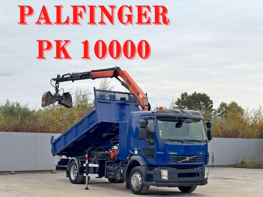 Volvo FL280 KIPPER 4,35m * PALFINGER PK 10000 + FUNK - Kranbil: bilde 1 Volvo FL280 KIPPER 4,35m * PALFINGER PK 10000 + FUNK - Kranbil: bilde 1