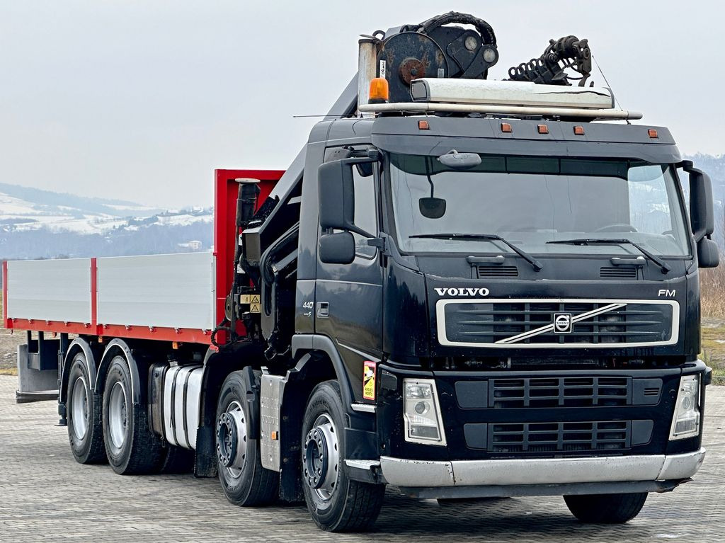 Volvo FM 440* HIAB 377 E-7 HIDUO + FUNK / 8x4 - Planbil, Kranbil: bilde 3 Volvo FM 440* HIAB 377 E-7 HIDUO + FUNK / 8x4 - Planbil, Kranbil: bilde 3