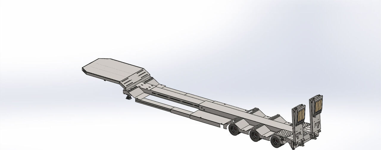 Ny Lavloader semitrailer LIDER 2025 YEAR NEW LOWBED TRAILER FOR SALE (MANUFACTURER COMPANY): bilde 6