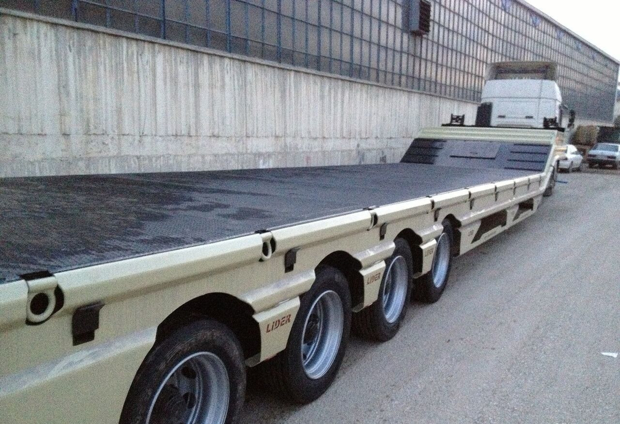 Ny Lavloader semitrailer LIDER 2025 model 150 Tons capacity Lowbed semi trailer: bilde 9