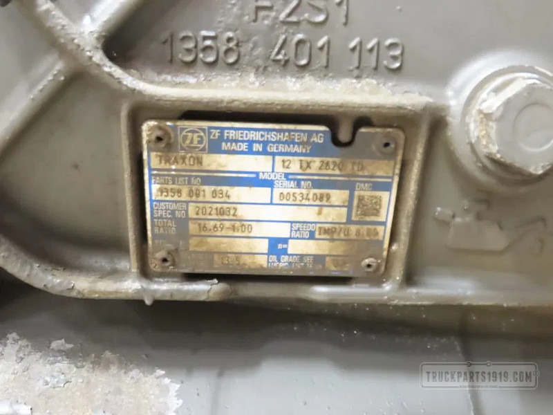 DAF 2189392 Versnellingsbak 12TX2620 TD - Girkasse for Lastebil: bilde 3 DAF 2189392 Versnellingsbak 12TX2620 TD - Girkasse for Lastebil: bilde 3